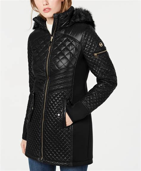 men michael kors black jacket|Michael Kors puffer jacket macy's.